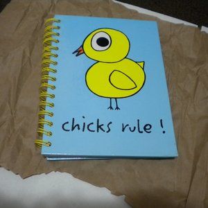 Rare Vintage david & goliath chicks rule! Journal